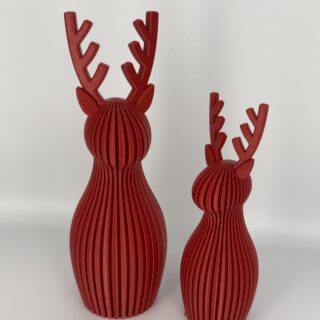 Set van 2 rendieren - Rood