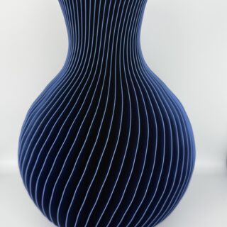 Vaas - Waved - Donkerblauw
