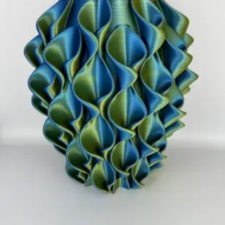 Vaas - Lelie - Blauw/Brons/Bruin - LIMITED EDITION